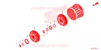 EMBRAYAGE (DCT) pour Honda GL 1800 GOLD WING TOUR DCT, NAVI, AIRBAG de 2019