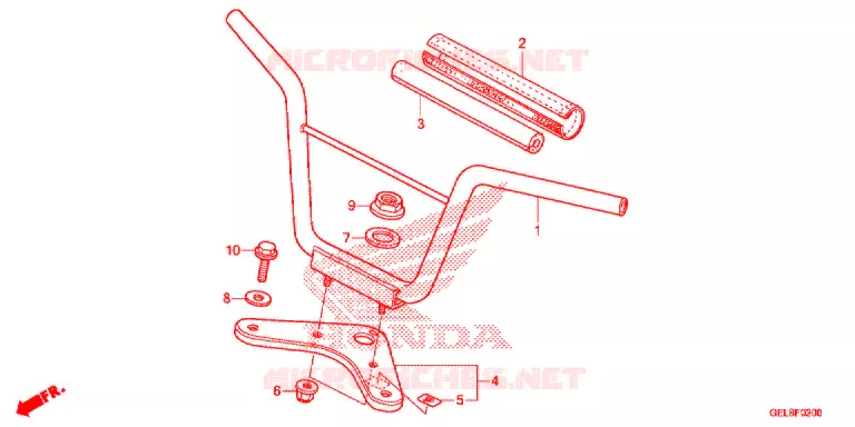 GUIDON - TE DE FOURCHE Honda MOTO 50 CRF 2020  CRF50FL