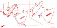 COUVERCLES LATERAUX pour Honda CB 1100 RS DCT ABS de 2021