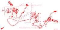 LEVIER DE GUIDON   CABLE   COMMODO pour Honda CBR 1000 RR ABS RED de 2019