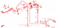PEDALE pour Honda CBR 1000 RR ABS RED de 2019