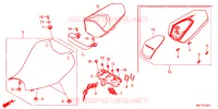 SELLE pour Honda CBR 1000 RR ABS RED de 2019