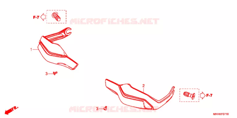 PROTEGES MAINS Honda MOTO 1000 AFRICA-TWIN 2019  CRF1000AL2K