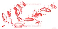 CLIGNOTANT   RETROVISEUR pour Honda GL 1800 GOLD WING de 2019