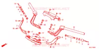 GUIDON   TE DE FOURCHE pour Honda GL 1800 GOLD WING TOUR DCT, NAVI, AIRBAG de 2019