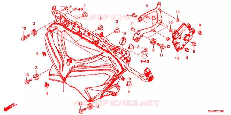 PHARE Honda MOTO 800 VFR 2019  VFR800FK