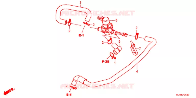 VALVE DE COMMANDE D'INJECTION D'AIR Honda MOTO 800 CROSSRUNNER 2021  VFR800XK