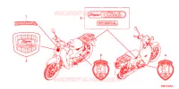 AUTOCOLLANTS pour Honda SUPER CUB 110 STREET de 2018