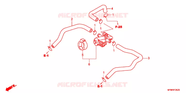 VALVE DE COMMANDE D'INJECTION D'AIR Honda MOTO 400 CB 2022  CB400SADK