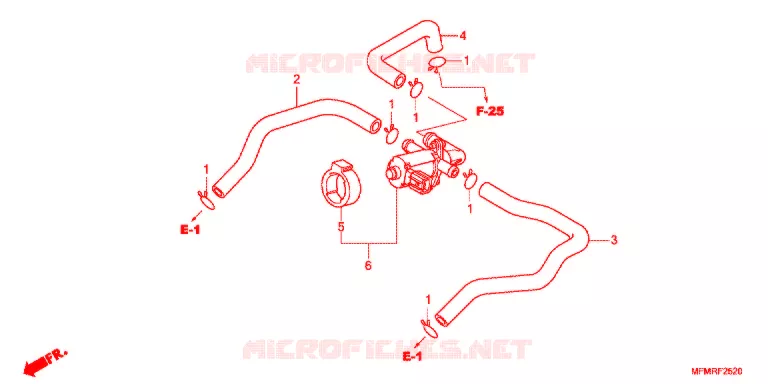 VALVE DE COMMANDE D'INJECTION D'AIR Honda MOTO 400 CB 2021  CB400SADK