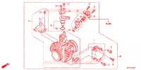 CORPS DE PAPILLON pour Honda REBEL 250 de 2019