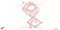 CYLINDRE pour Honda REBEL 250 de 2019