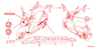AUTOCOLLANTS pour Honda GIORNO 50 DELUXE de 2021