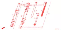 FOURCHE pour Honda DUNK 50 de 2021