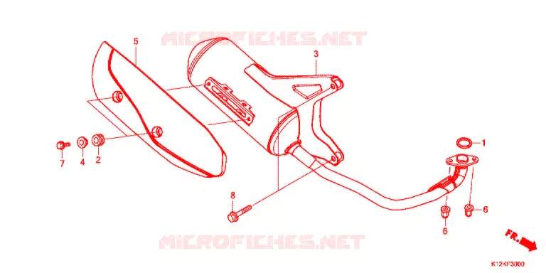 SILENCIEUX D'ECHAPPEMENT Honda SCOOTER 125 LEAD 2019  NHX125L
