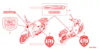 AUTOCOLLANTS pour Honda SUPER CUB 50 SPECIAL 60 TH de 2018