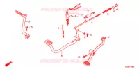 PEDALE   KICK pour Honda SUPER CUB 50 SPECIAL 60 TH de 2018
