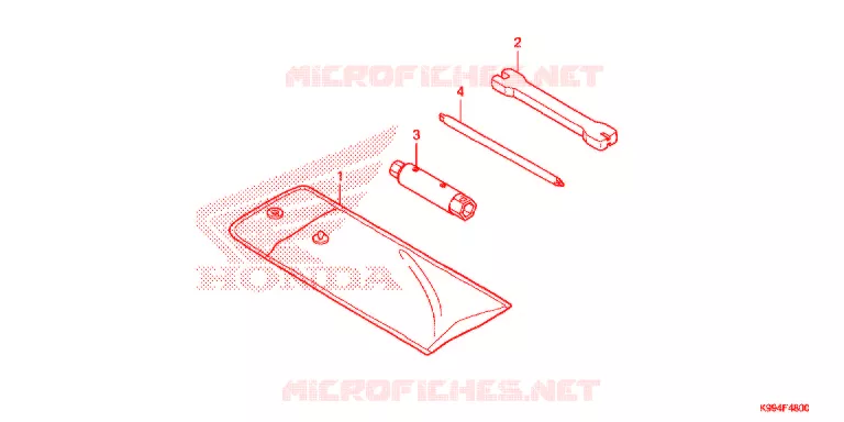 OUTIL Honda MOTO 250 CRF 2020  CRF250FL