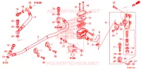 MAITRE CYLINDRE DE FREIN ARRIERE (MC250A) pour Honda CB 250 TWISTER ABS de 2017