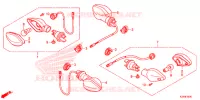 CLIGNOTANT pour Honda CB 250 TWISTER ABS de 2018