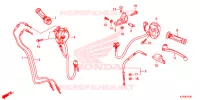LEVIER DE GUIDON   CABLE   COMMODO pour Honda CB 250 TWISTER ABS de 2018