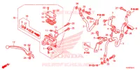 MAITRE CYLINDRE DE FREIN AVANT (MC250A) pour Honda CB 250 TWISTER ABS de 2018