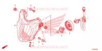 PHARE pour Honda CB 250 TWISTER ABS de 2018