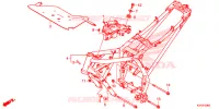 CADRE pour Honda CB 250 TWISTER ABS de 2019