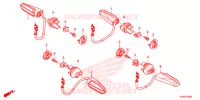 CLIGNOTANT pour Honda CB 250 TWISTER ABS de 2019