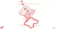 COUVRE CULASSE pour Honda CB 250 TWISTER ABS de 2019