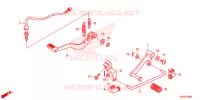 PEDALE pour Honda CB 250 TWISTER ABS de 2019