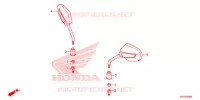 RETROVISEUR pour Honda CB 250 TWISTER ABS de 2019