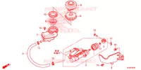MAITRE CYLINDRE DE FREIN pour Honda TALON 1000 X de 2020