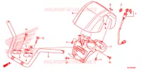 GUIDON pour Honda FOURTRAX 420 RANCHER 4X4 AT IRS EPS ESP de 2020