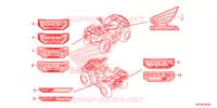AUTOCOLLANTS pour Honda FOURTRAX 420 RANCHER 4X4 AT IRS EPS ESP de 2020