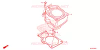 CYLINDRE pour Honda FOURTRAX 420 RANCHER 4X4 AT IRS EPS ESP de 2020