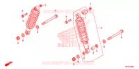 AMORTISSEUR ARRIERE pour Honda FOURTRAX 420 RANCHER 4X4 AT IRS EPS ESP de 2020