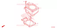 CYLINDRE pour Honda FOURTRAX 420 RANCHER 4X4 AT IRS EPS ESP de 2020