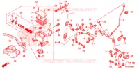 MAITRE CYLINDRE DE FREIN AVANT pour Honda FOURTRAX 420 RANCHER 4X4 AT IRS EPS ESP de 2020