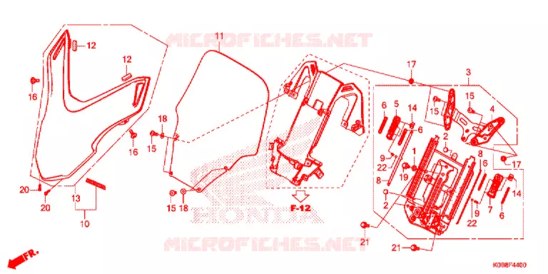 PARE BRISE Honda SCOOTER 300 FORZA 2020  NSS300AL