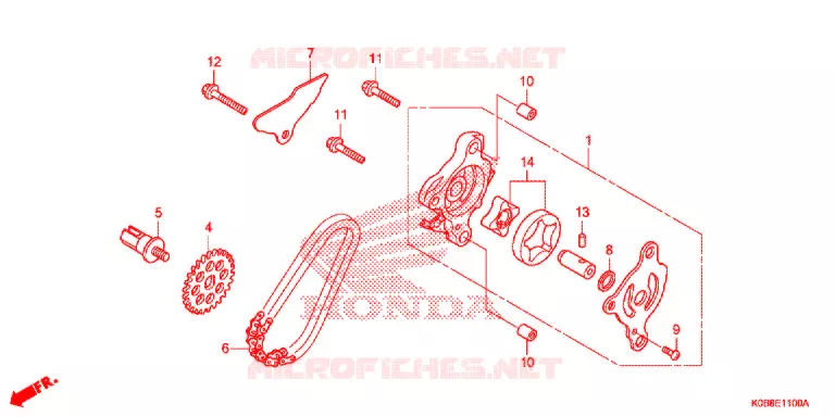 POMPE A HUILE Honda SCOOTER 300 FORZA 2020  NSS300AL