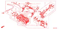 CORPS DE PAPILLON pour Honda CB 500F ABS de 2014