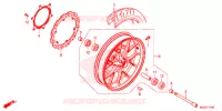 ROUE AVANT pour Honda CB 500F ABS de 2014