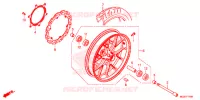 ROUE AVANT pour Honda CB 500 F ABS de 2015