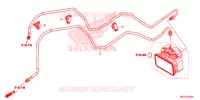 DURITE DE FREIN ARRIERE pour Honda CB 500 X ABS de 2014