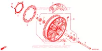 ROUE AVANT pour Honda CB 500 X ABS de 2014