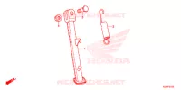 BEQUILLE LATERALE pour Honda CB 300 R ABS de 2019
