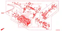 CORPS DE PAPILLON pour Honda CBR 500 R ABS de 2015