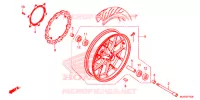 ROUE AVANT pour Honda CBR 500 R ABS de 2018