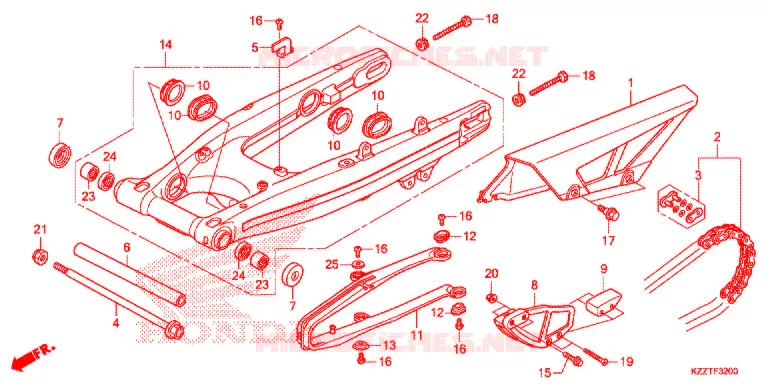 BRAS OSCILLANT Honda MOTO 250 CRF 2019  CRF250LDJ